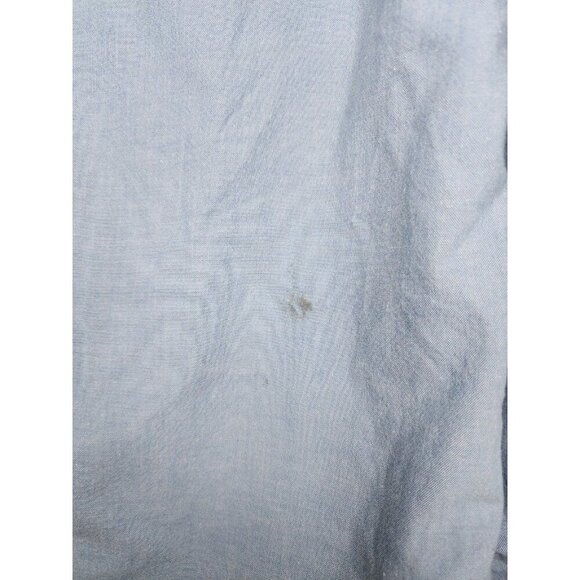 Carhartt Denim Shirt Men Large Blue Button Down Long Sleeve Casual Relaxed Fit - Picture 3 of 14